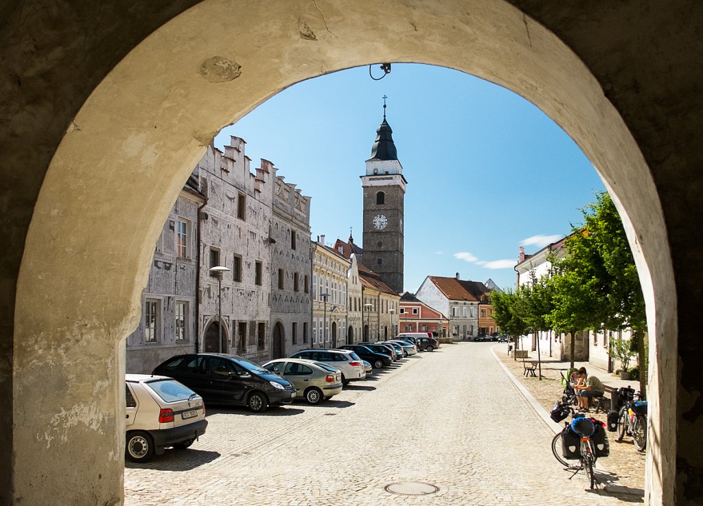 Die schöne Stadt Slavonice (deutsch Zlabings)