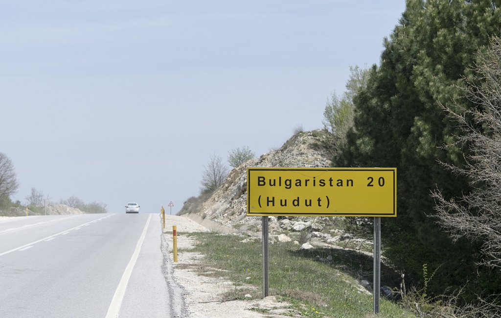 Highway zur Grenze nach Bulgarien